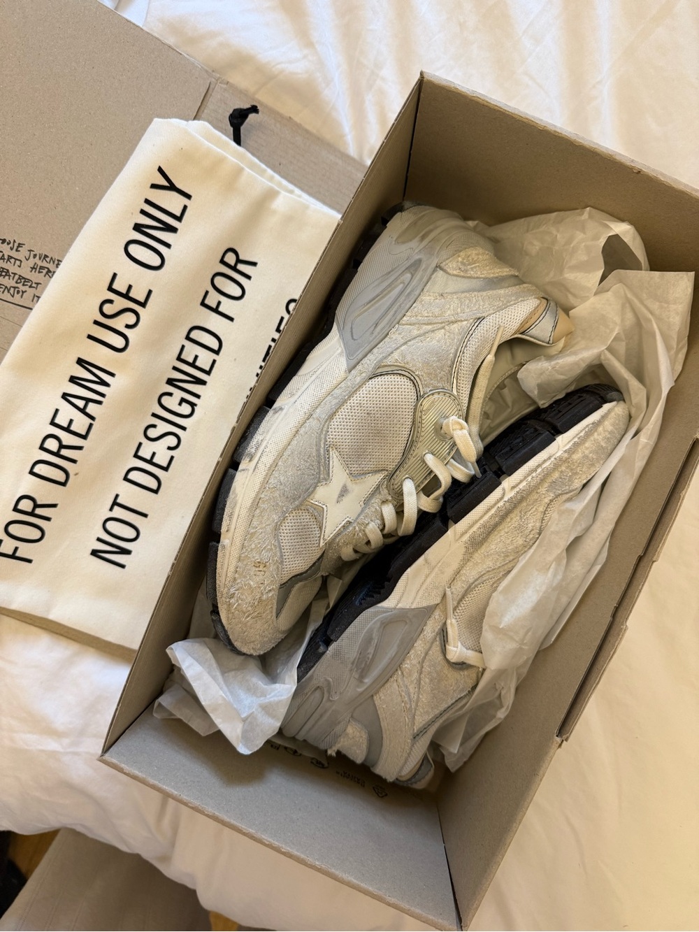 Golden Goose Dad Star Sneakers - White/grey - Picture 4 of 4
